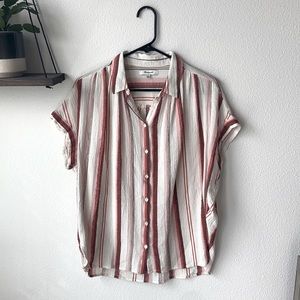 Madewell Collared Striped Shirt